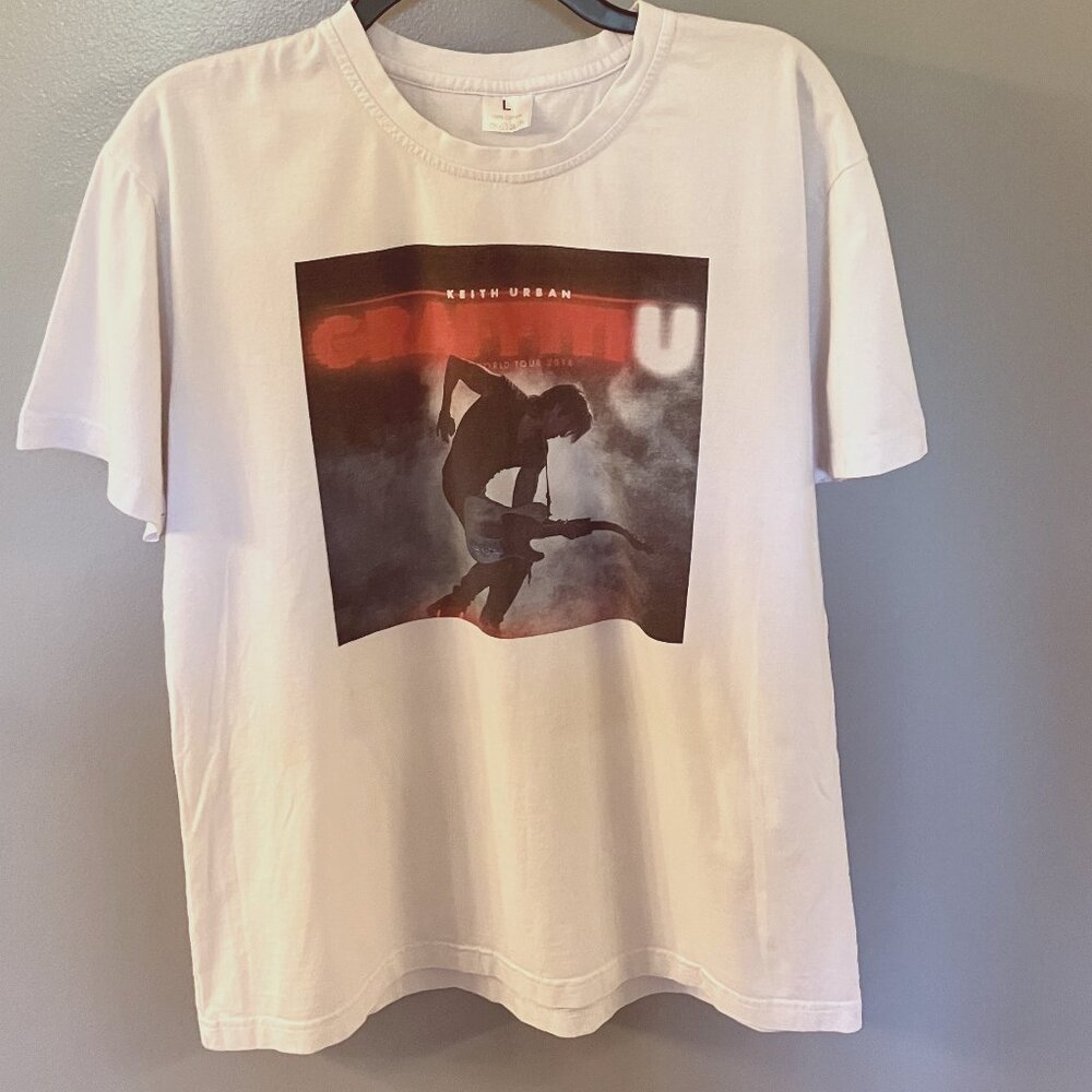 Keith Urban Graffiti U World Tour 2018 T-Shirt Large - Picture 1 of 5